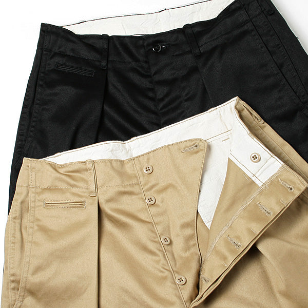 41KHAKI WIDE PANTS