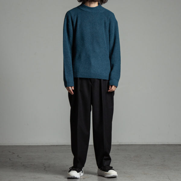 CLASSIC FIT TROUSERS ORGANIC WOOL JAPAN FLANNEL