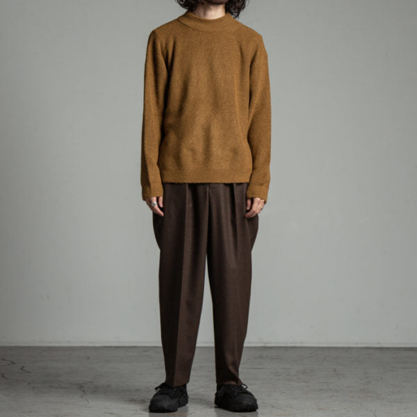 CLASSIC FIT TROUSERS ORGANIC WOOL JAPAN FLANNEL