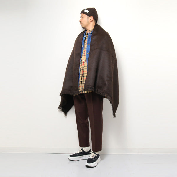 STOLE NATURAL ALPACA W-CLOTH BEAVER (A18D-09AC01C) | MARKAWARE / アクセサリー  (MEN) | MARKAWARE正規取扱店DIVERSE