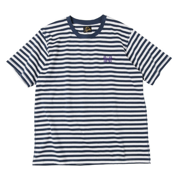 S/S Papillion Emb. Tee - Cotton Jersey / Stripe