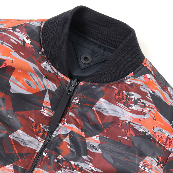 TWILL ×FIELD CAMO PRINTED TAFFETA REVERSIBLE MA-1