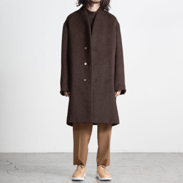 MINIMALIST COAT NATURAL ALPACA W-CLOTH BEAVER (A18C-06CO02C) | MARKAWARE /  ジャケット (MEN) | MARKAWARE正規取扱店DIVERSE