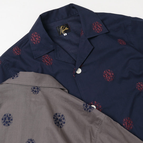 Cabana Shirt - Cotton Cloth / Flower Dot Emb. (GL211) | NEEDLES / シャツ (MEN)  | NEEDLES正規取扱店DIVERSE