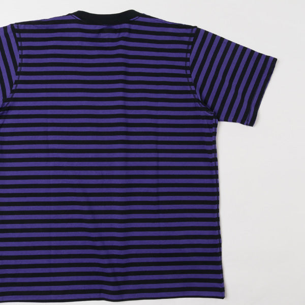 S/S Papillion Emb. Tee - Cotton Jersey / Stripe