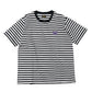 S/S Papillion Emb. Tee - Cotton Jersey / Stripe