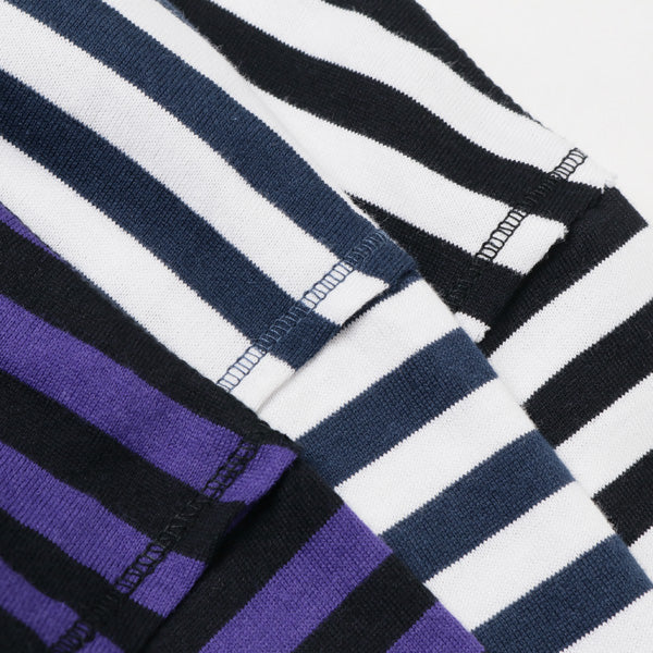 S/S Papillion Emb. Tee - Cotton Jersey / Stripe