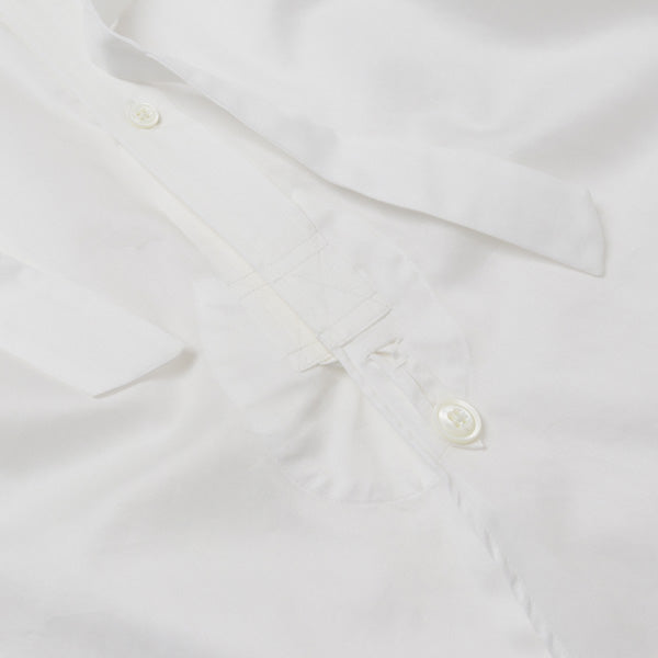 Ascot Collar EDW Gather Shirt - Cotton Sateen