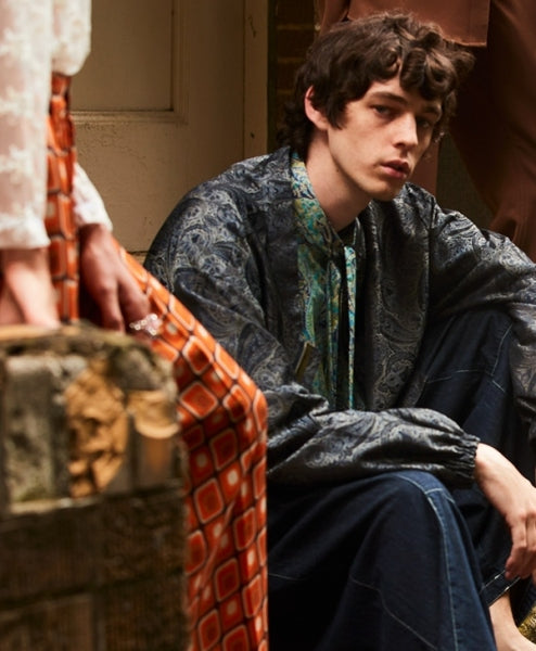 S.C. Sir Coat - Poly/Cu Paisley Jacquard