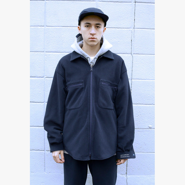 UP+N FLEECE ZIP UP BLOUSON