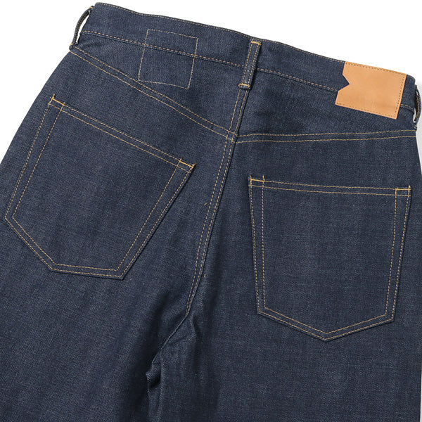 STRAIGHT 5POCKETS 14.5ozORGANIC SELVEDGE DENIM RAW