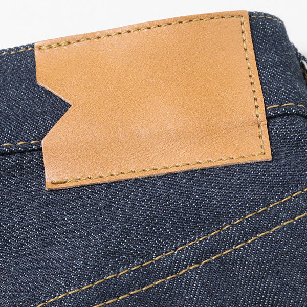 STRAIGHT 5POCKETS 14.5ozORGANIC SELVEDGE DENIM RAW