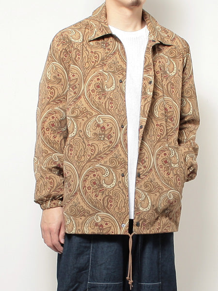 Coach Jacket - Poly Taffeta / Paisley Print