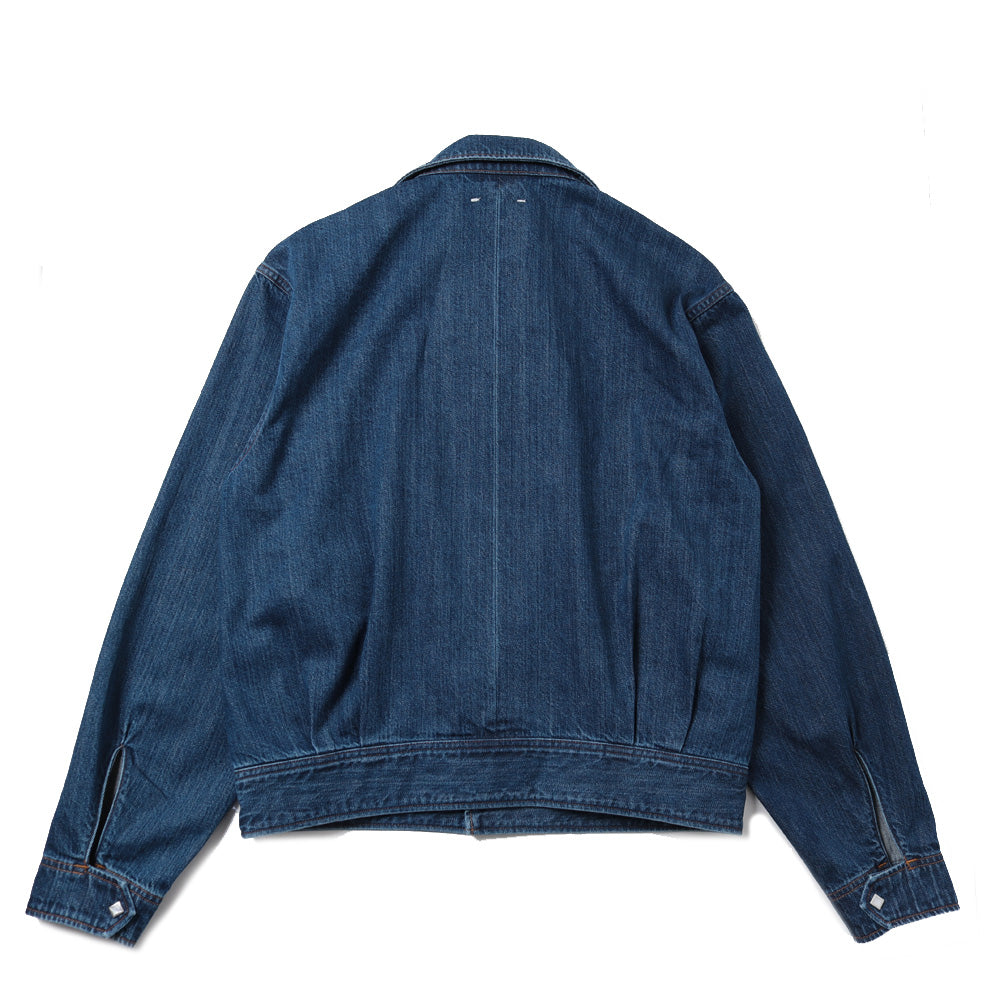 SHORT HORN JACKET - 11oz Monroe Denim - - Vintage Wash -