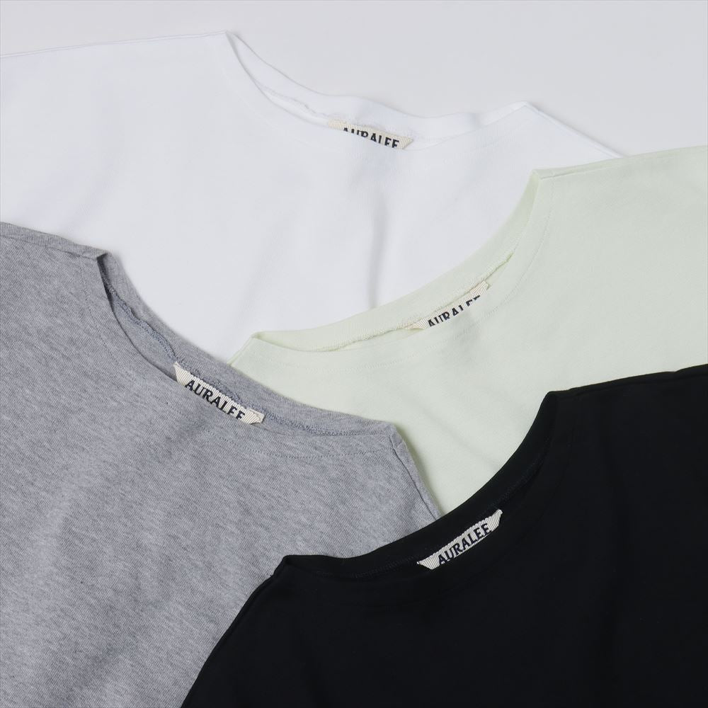 LUSTER PLATING BOAT NECK TEE