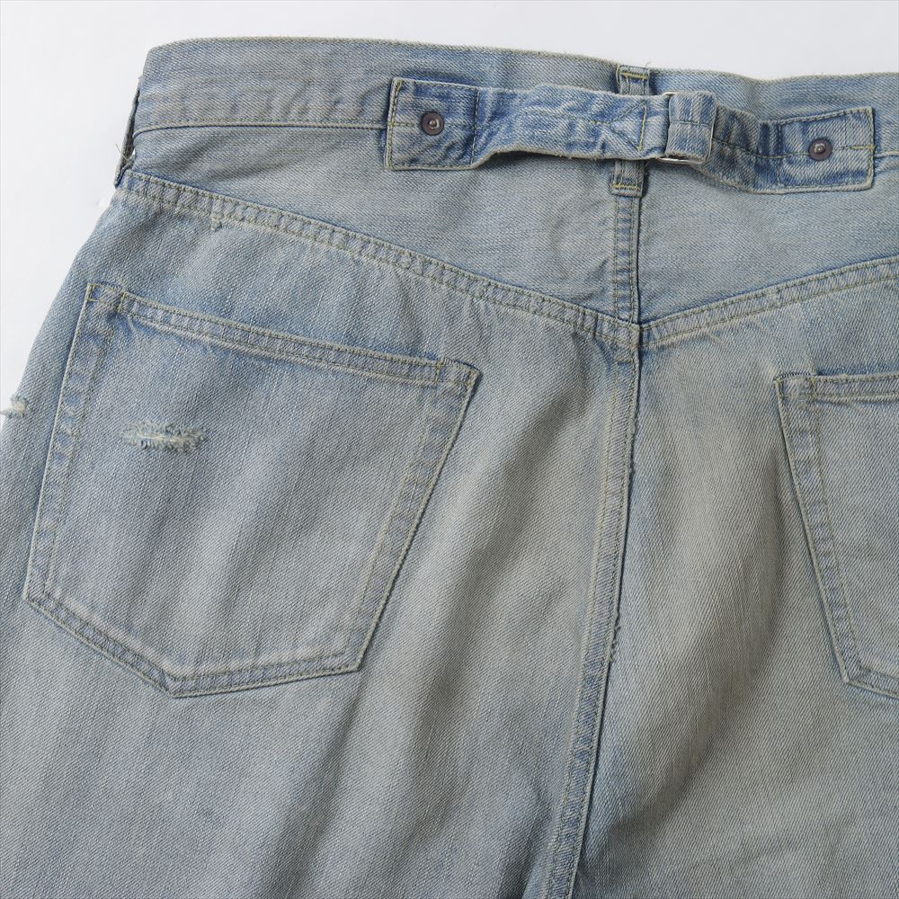 No.37 Washed Wide Denim Pants(BLEACH)