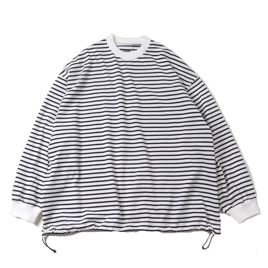 BALLOON STRIPES LONG SLEEVE T SHIRT