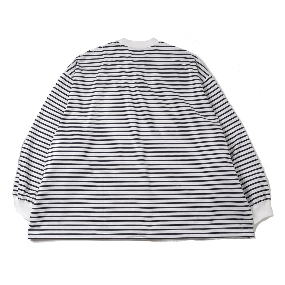 BALLOON STRIPES LONG SLEEVE T SHIRT