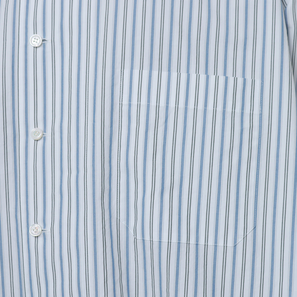 double-end finx stripe pajamas shirt