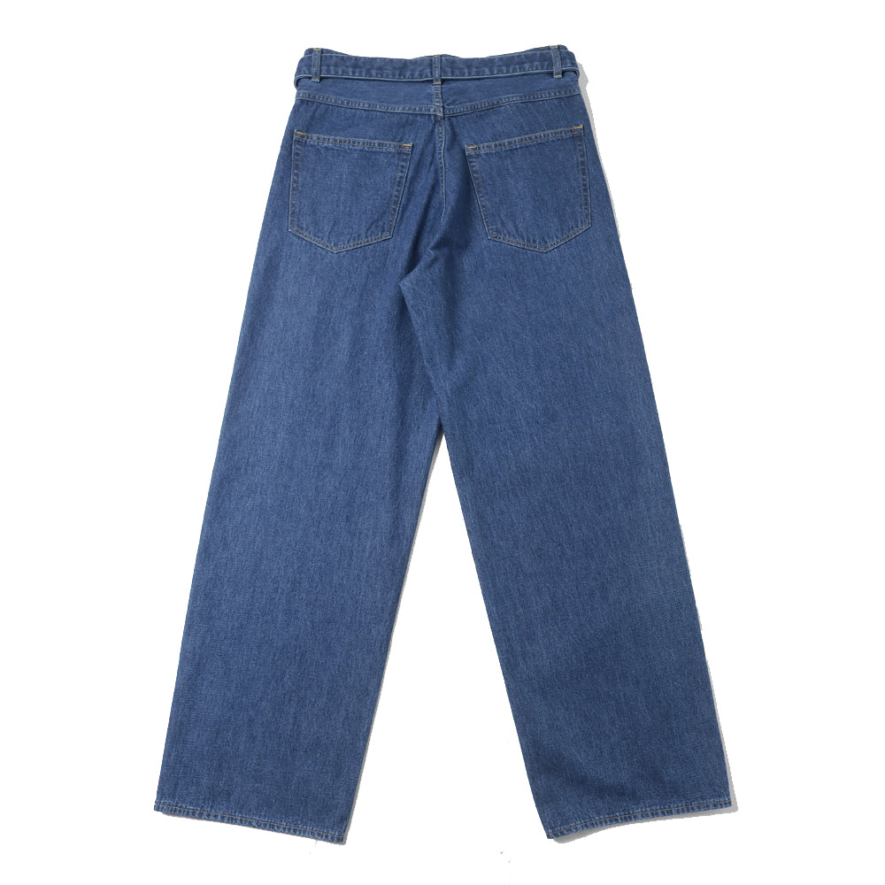 SELVEDGE LIGHT OZ DENIM BELTED PANTS