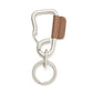 CARABINER KEY RING S with COW LEATHER