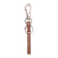 NARROW KEY RING with COW LEATHER