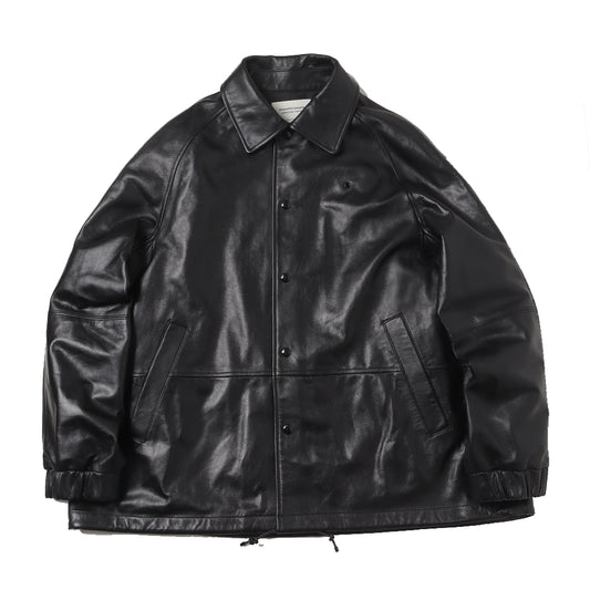 lamb leather coach jacket