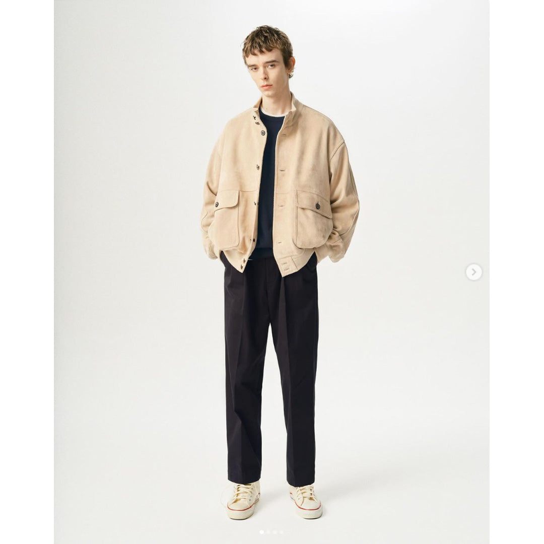 Lamb suede Blouson