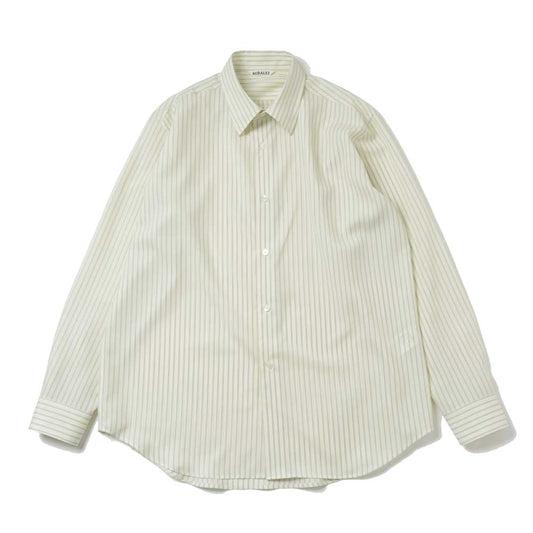 SUPER FINE WOOL STRIPE SHIRT