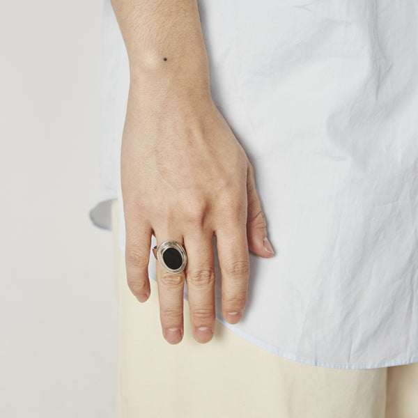 XOLO JEWELRY (ショロ) Amulet Ring with Onyx XOR042 (XOR042) | XOLO