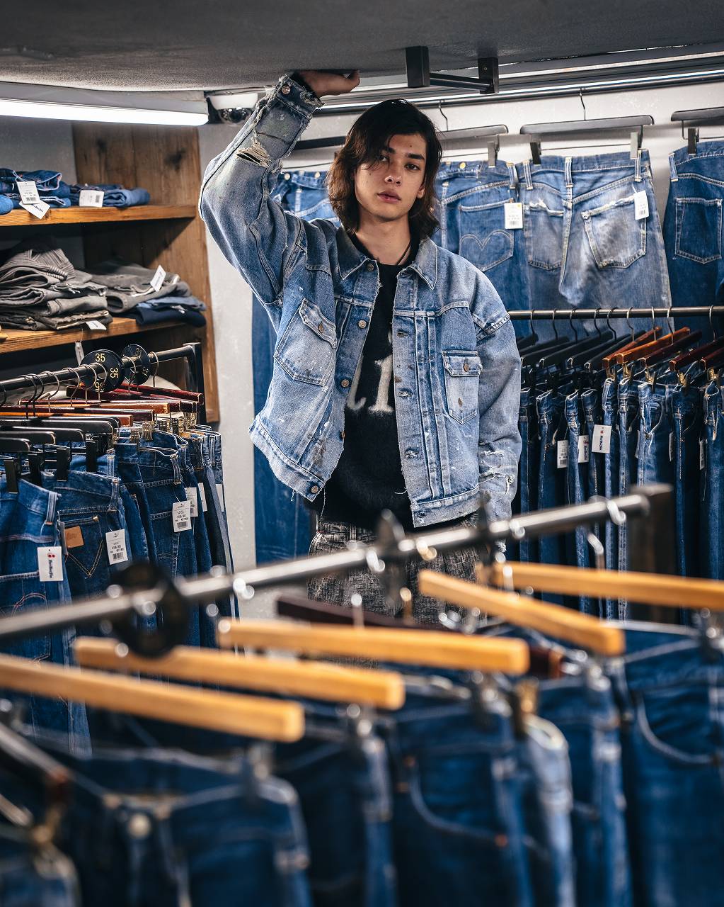 Saint Mxxxxxx BJ DENIM JKT/DAMAGE-