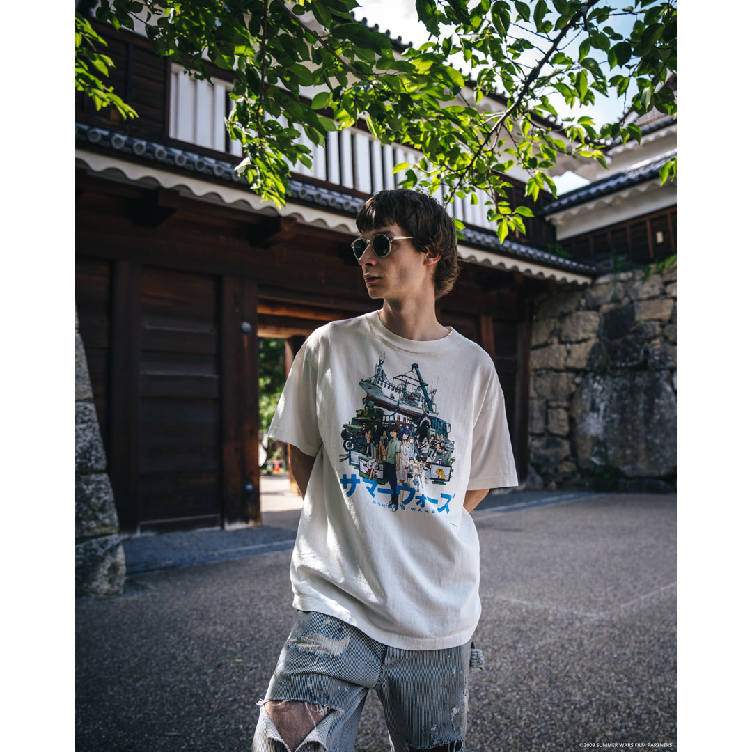 Saint Mxxxxxx (セントマイケル) SAINT Mxxxxxx X サマーウォーズ X GEEKS RULE SS TEE 1  SM-YS1-0000-C27 (SM-YS1-0000-C27) | SAINT Mxxxxxx / カットソー (MEN) | SAINT  Mxxxxxx正規取扱店DIVERSE