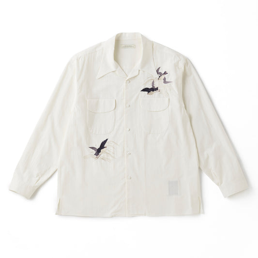 SWALLOW COLLAR NASSOU SHIRTS (EMBROIDERY)