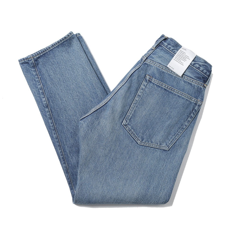 CIOTA) Tapered 5 Pocket Pants/Medium Dark Blue Damage (PTLM-22TP ...