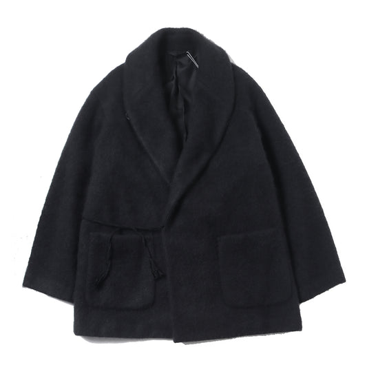 Cashmere shawl collar coat