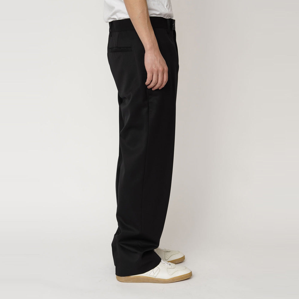 WOOL STRAIGHT TROUSERS