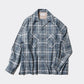 Unlikely 2P Sports Open L/S Shirts Wool Plaids