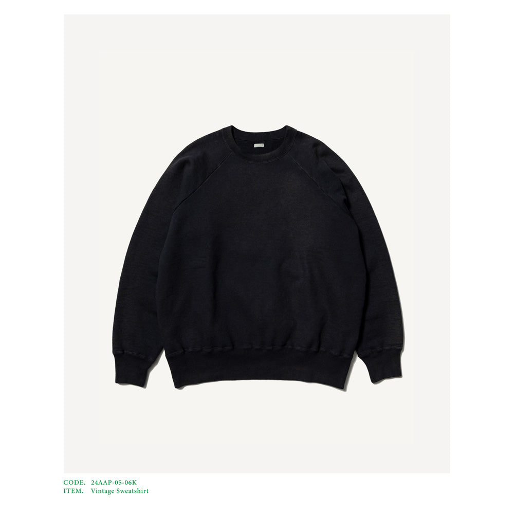 Vintage Sweatshirt(BLACK)