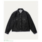 Black Denim Trucker Jacket