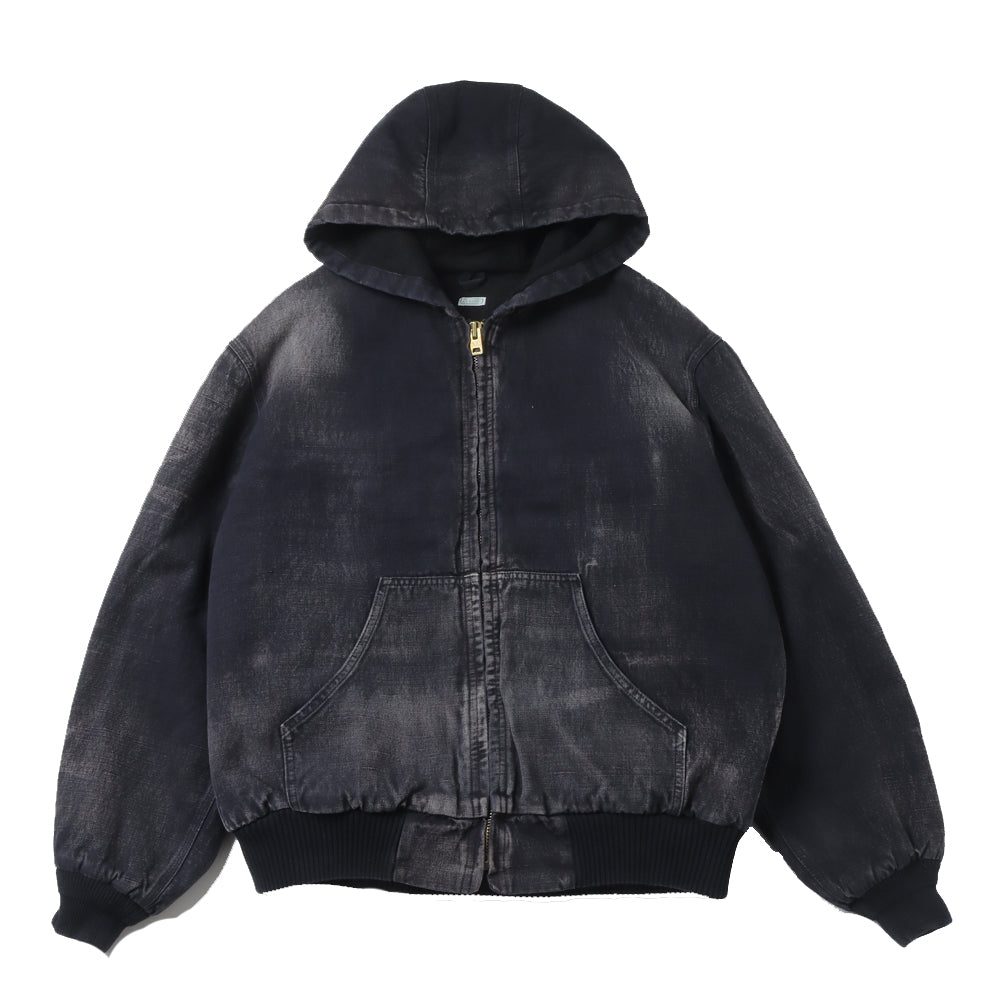 Silk Linen Hooded Parka