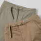 WASHED FINX CHINO BELTED PANTS