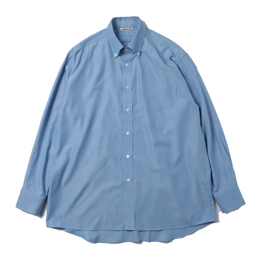 SILK BROAD BUTTON DOWN SHIRT