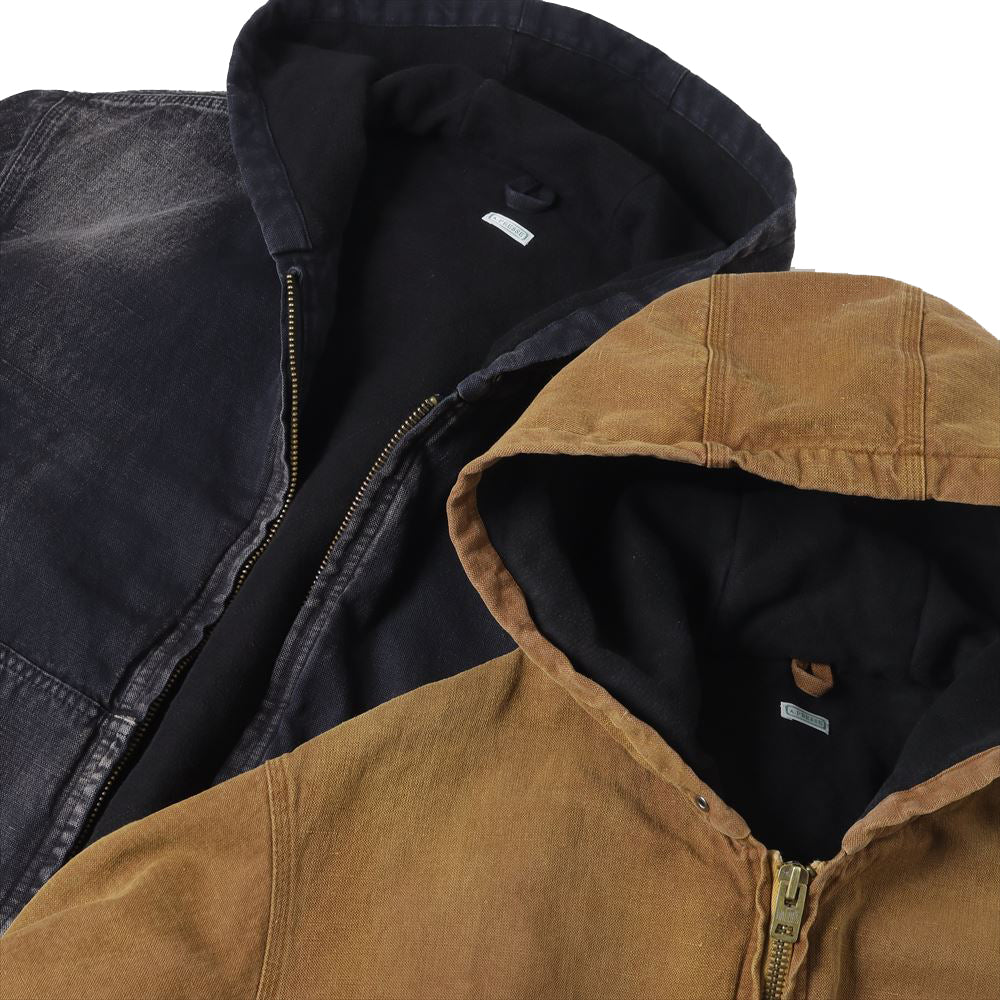 Silk Linen Hooded Parka