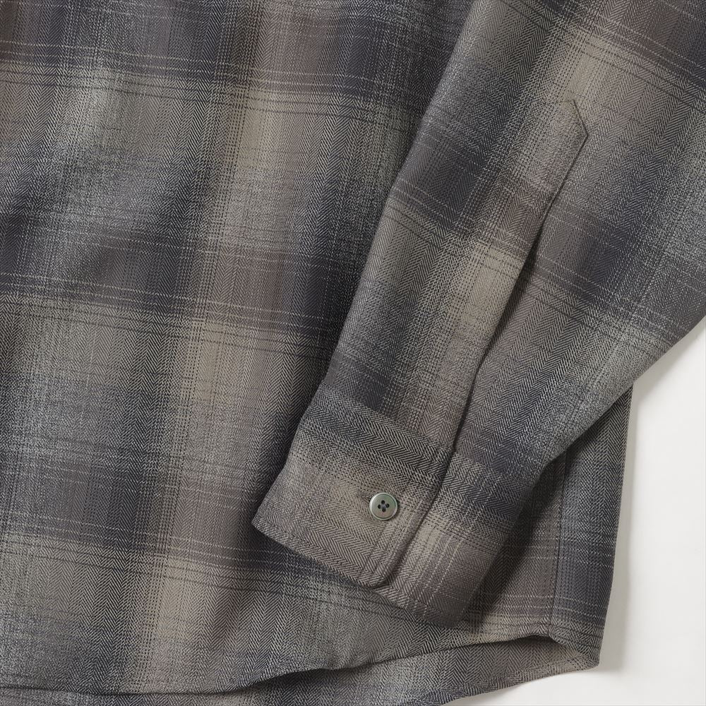 SUPER LIGHT WOOL CHECK SHIRT