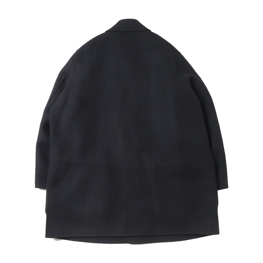 Black sheep wool driving coat on sale