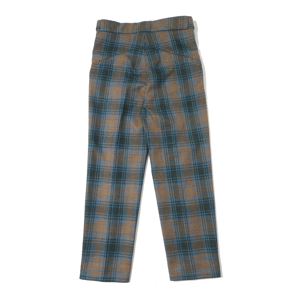 NEEDLES(ニードルズ)W.U. Tucked Side Tab Trouser - Poly Plaid Twill (PU260) |  NEEDLES / パンツ (MEN) | NEEDLES正規取扱店DIVERSE