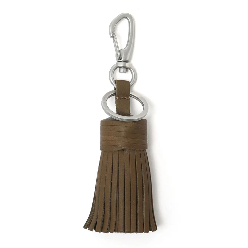 TASSEL KEY RING COW LEATHER