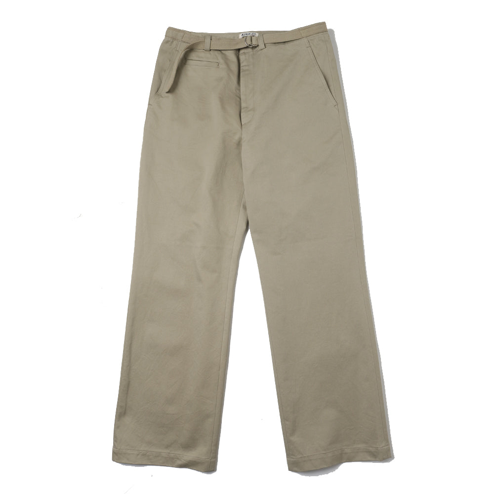 WASHED FINX CHINO BELTED PANTS