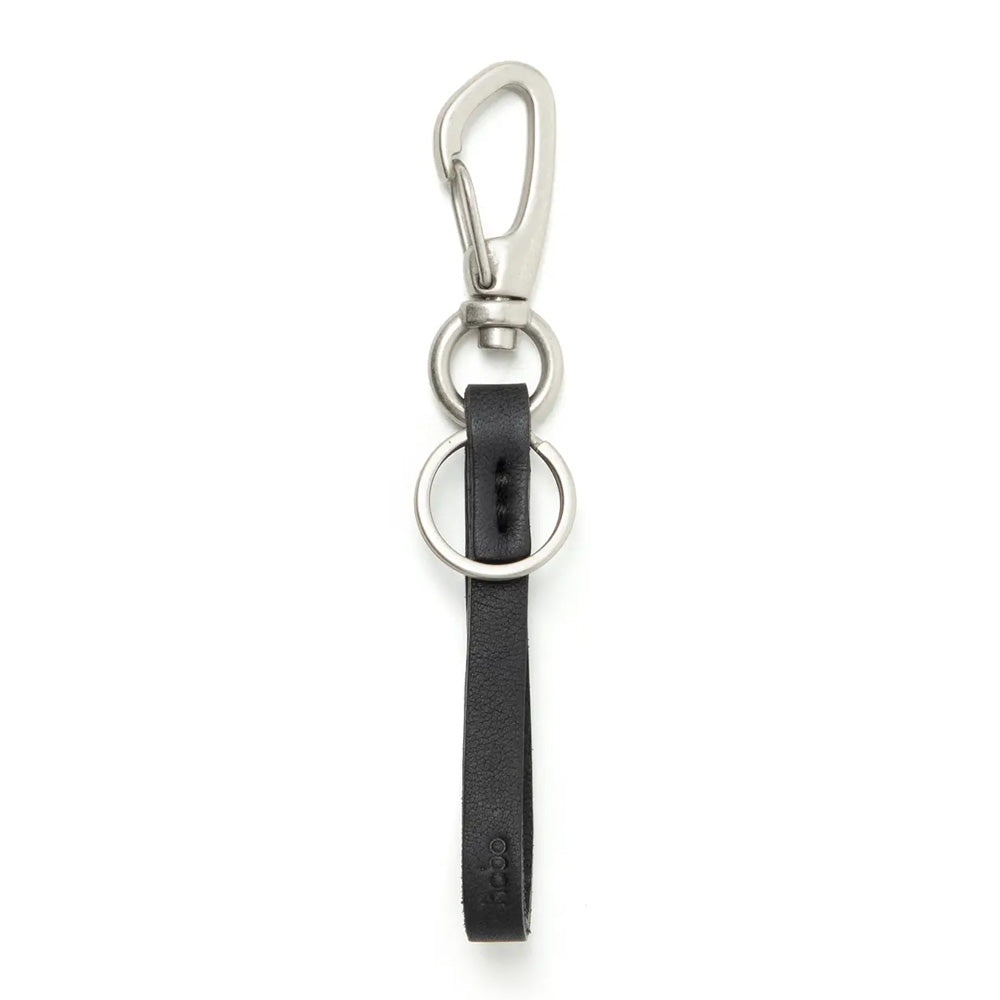 NARROW KEY RING with COW LEATHER