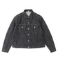 Black Denim Trucker Jacket 24awmae